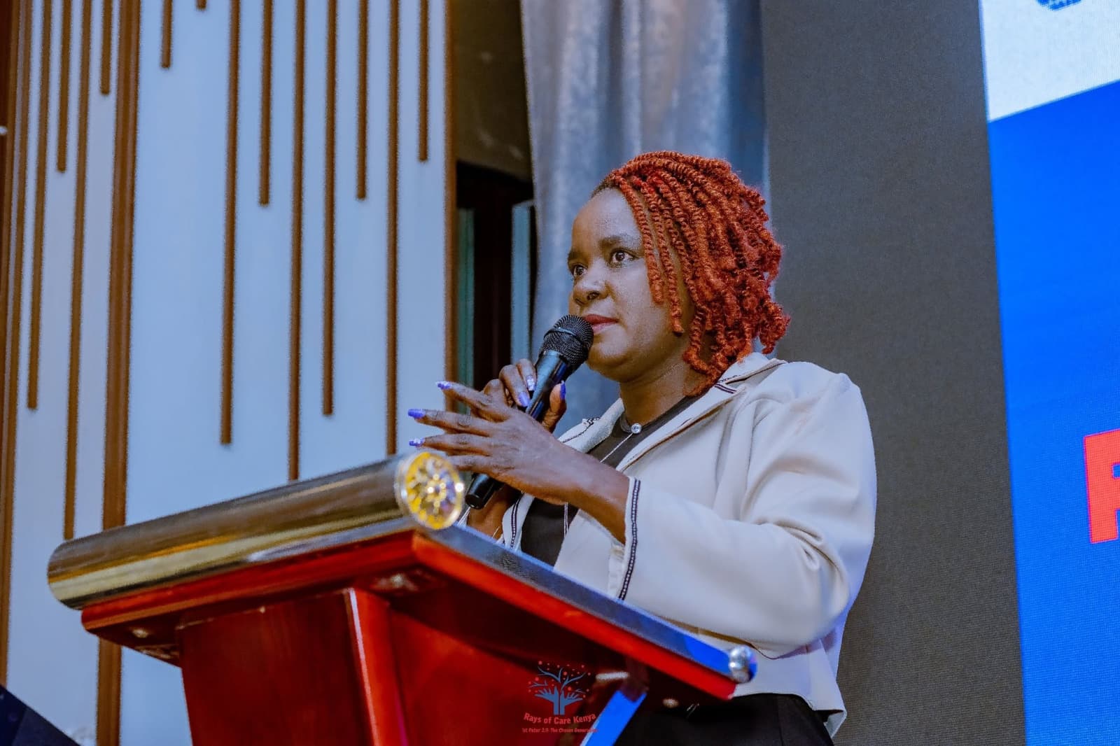 Jane Kanampiu, CEO of TBC Training College and vision carrier for Mr. & Miss Inclusive Kenya